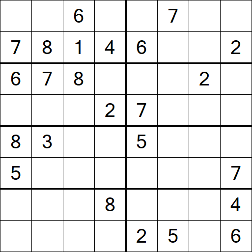 Sudoku 8x8 - Medium