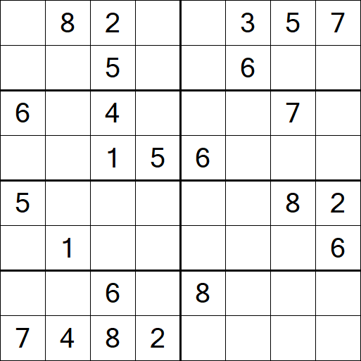 Sudoku 8x8 - Medium