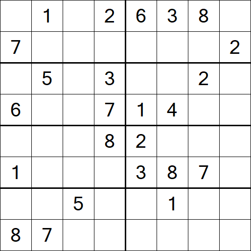 Sudoku 8x8 - Medium
