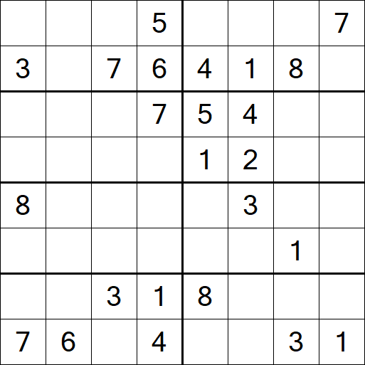 Sudoku 8x8 - Médio