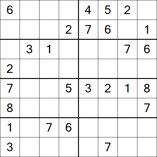 Sudoku 8x8 - Moyen