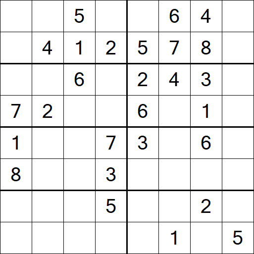 Sudoku 8x8 - Medio