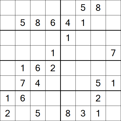 Sudoku 8x8 - Medio