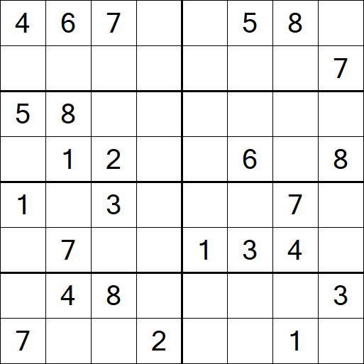Sudoku 8x8 - Medio