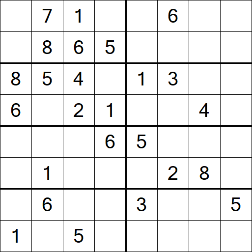 Sudoku 8x8 - Medio
