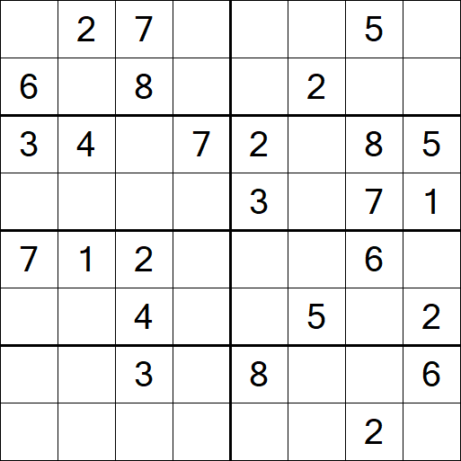 Sudoku 8x8 - Medio