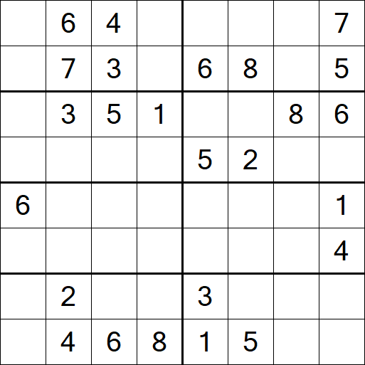 Sudoku 8x8 - Medio
