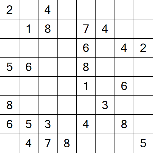 Sudoku 8x8 - Medium