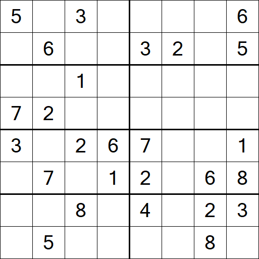 Sudoku 8x8 - Medium