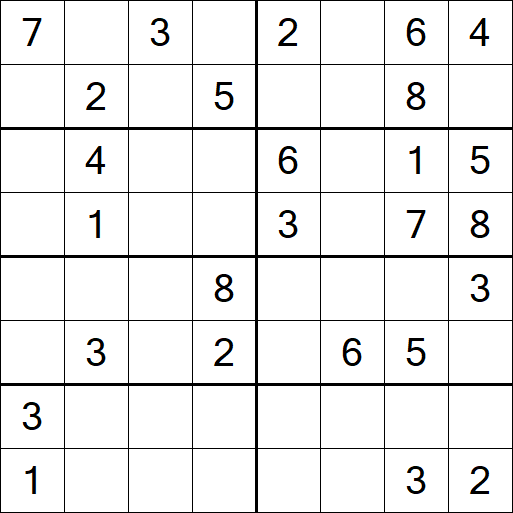 Sudoku 8x8 - Medium