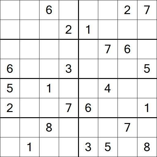 Sudoku 8x8 - Medium