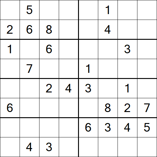 Sudoku 8x8 - Medium