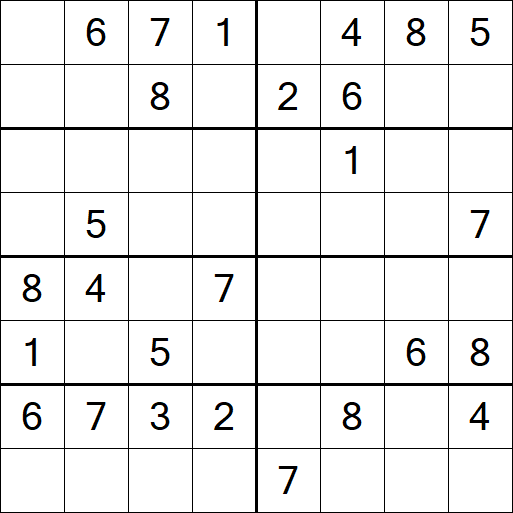Sudoku 8x8 - Medium