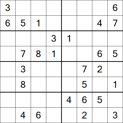 Sudoku 8x8 - Medium