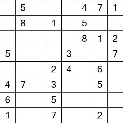 Sudoku 8x8 - Medium