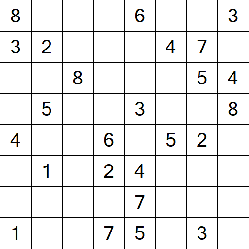 Sudoku 8x8 - Medium