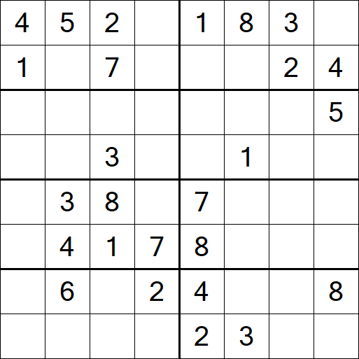 Sudoku 8x8 - Medium
