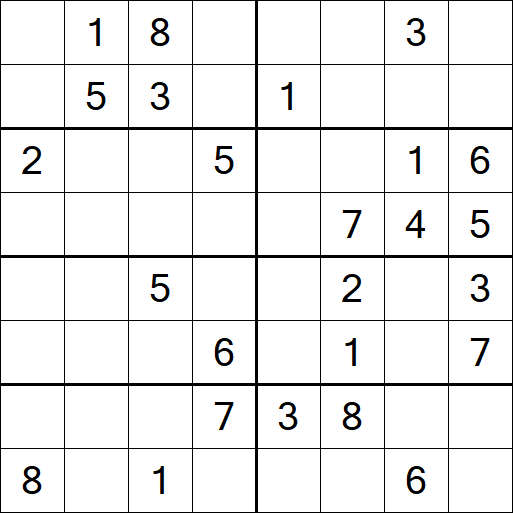 Sudoku 8x8 - Medium