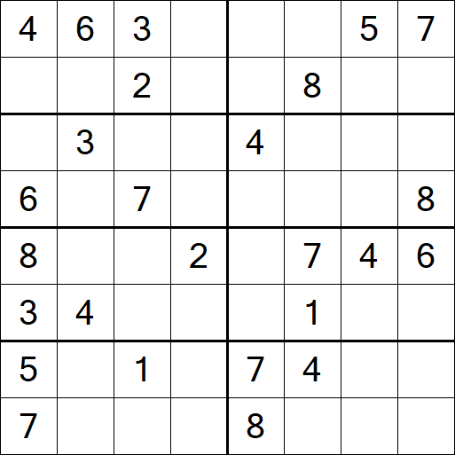 Sudoku 8x8 - Medium