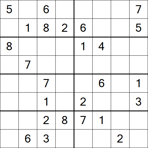 Sudoku 8x8 - Medium
