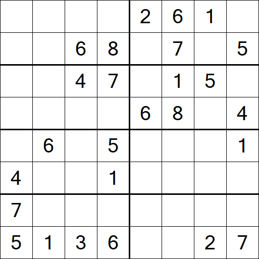 Sudoku 8x8 - Medium