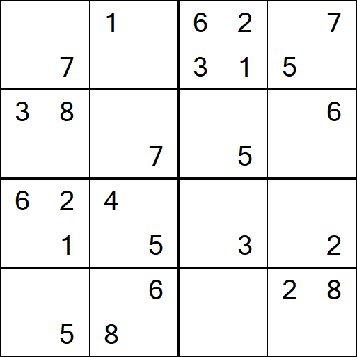 Sudoku 8x8 - Medium