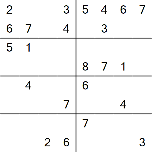 Sudoku 8x8 - Medium
