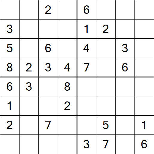 Sudoku 8x8 - Medium