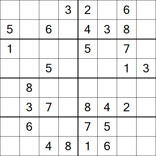 Sudoku 8x8 - Medium