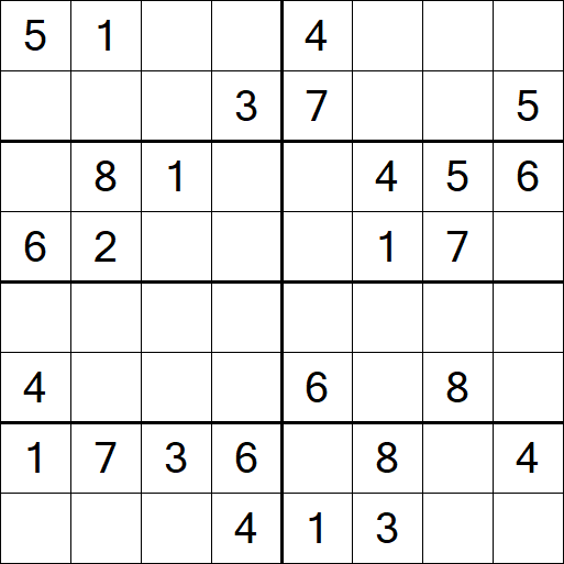 Sudoku 8x8 - Medium