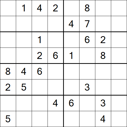 Sudoku 8x8 - Medium