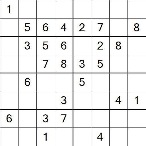 Sudoku 8x8 - Medium
