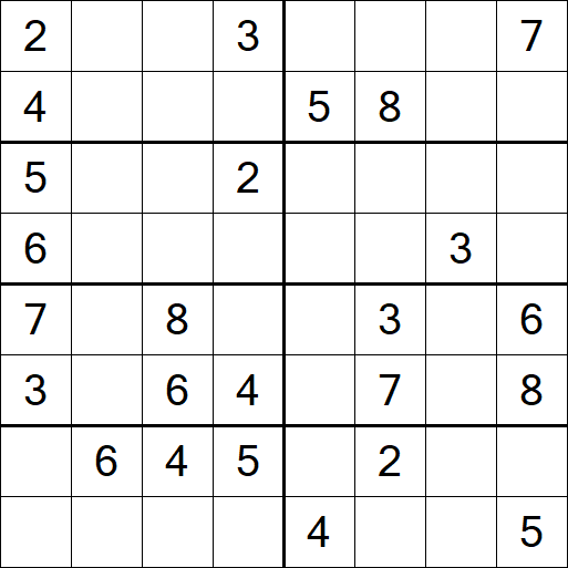 Sudoku 8x8 - Medium
