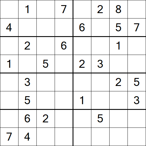 Sudoku 8x8 - Medium