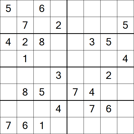 Sudoku 8x8 - Medium