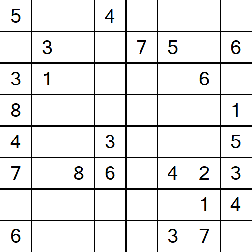 Sudoku 8x8 - Medium