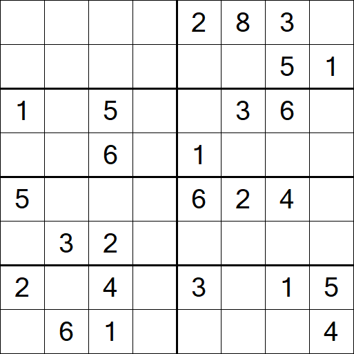 Sudoku 8x8 - Medium