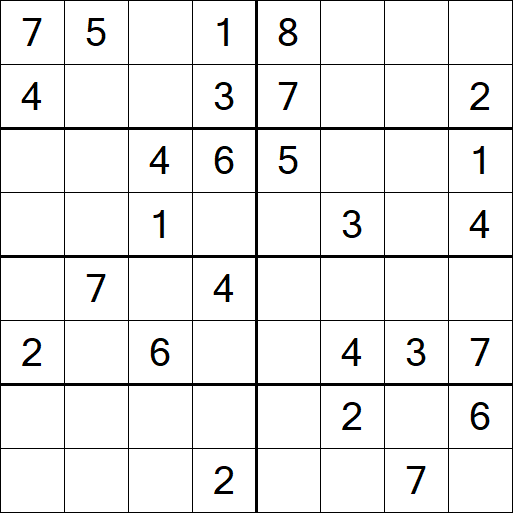 Sudoku 8x8 - Medium