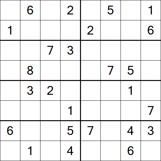 Sudoku 8x8 - Medium