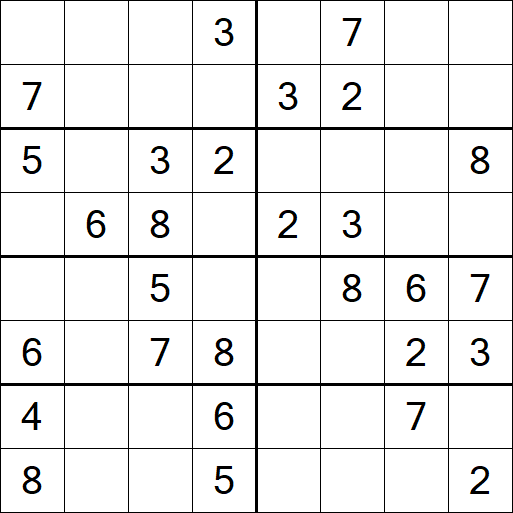 Sudoku 8x8 - Medium