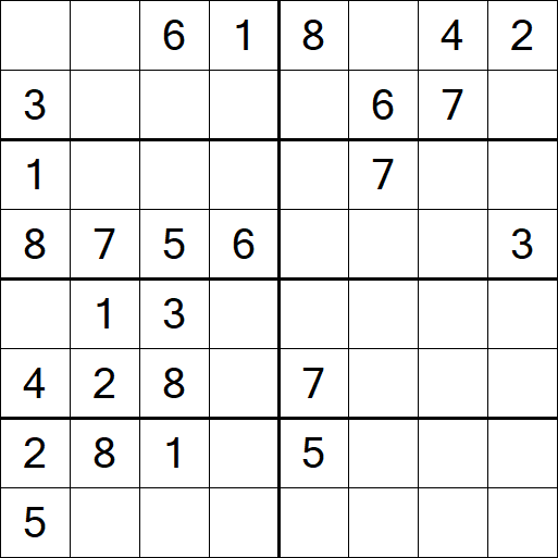 Sudoku 8x8 - Medium