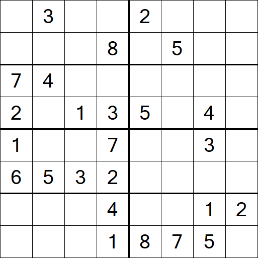 Sudoku 8x8 - Medium