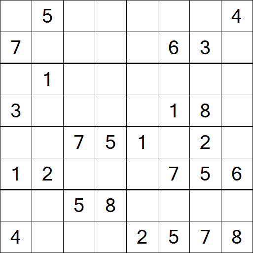 Sudoku 8x8 - Medium