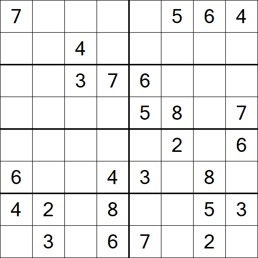 Sudoku 8x8 - Medium