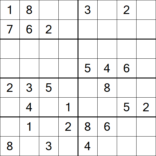 Sudoku 8x8 - Medium