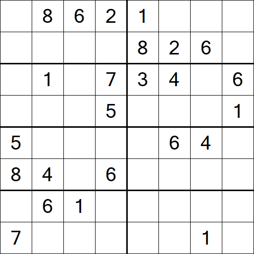 Sudoku 8x8 - Medium