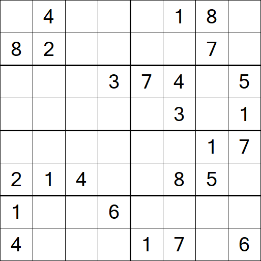 Sudoku 8x8 - Medium