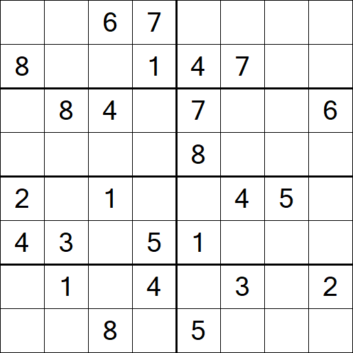 Sudoku 8x8 - Medium