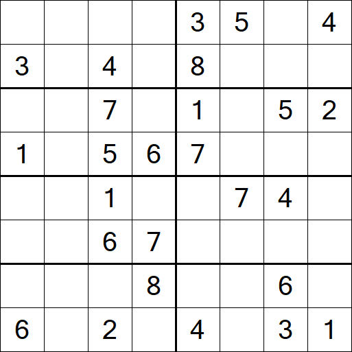 Sudoku 8x8 - Medium