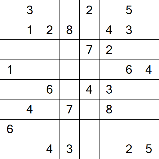 Sudoku 8x8 - Medium